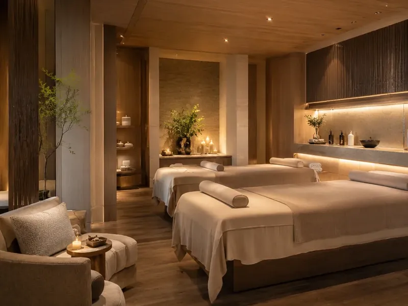Wellness centre treatment room
